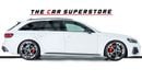 Audi RS4 Avant-Al Nabooda WarrantyService Contract-Very Low Mileage-Carbon Fiber RS Bucket Seats