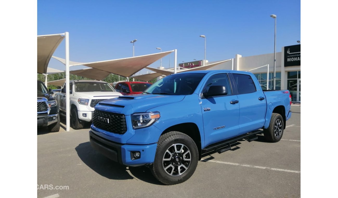 Toyota Tundra toyota tundra TRD crewmax BLU 2018 تويوتا تندرا ازرق 4 باب