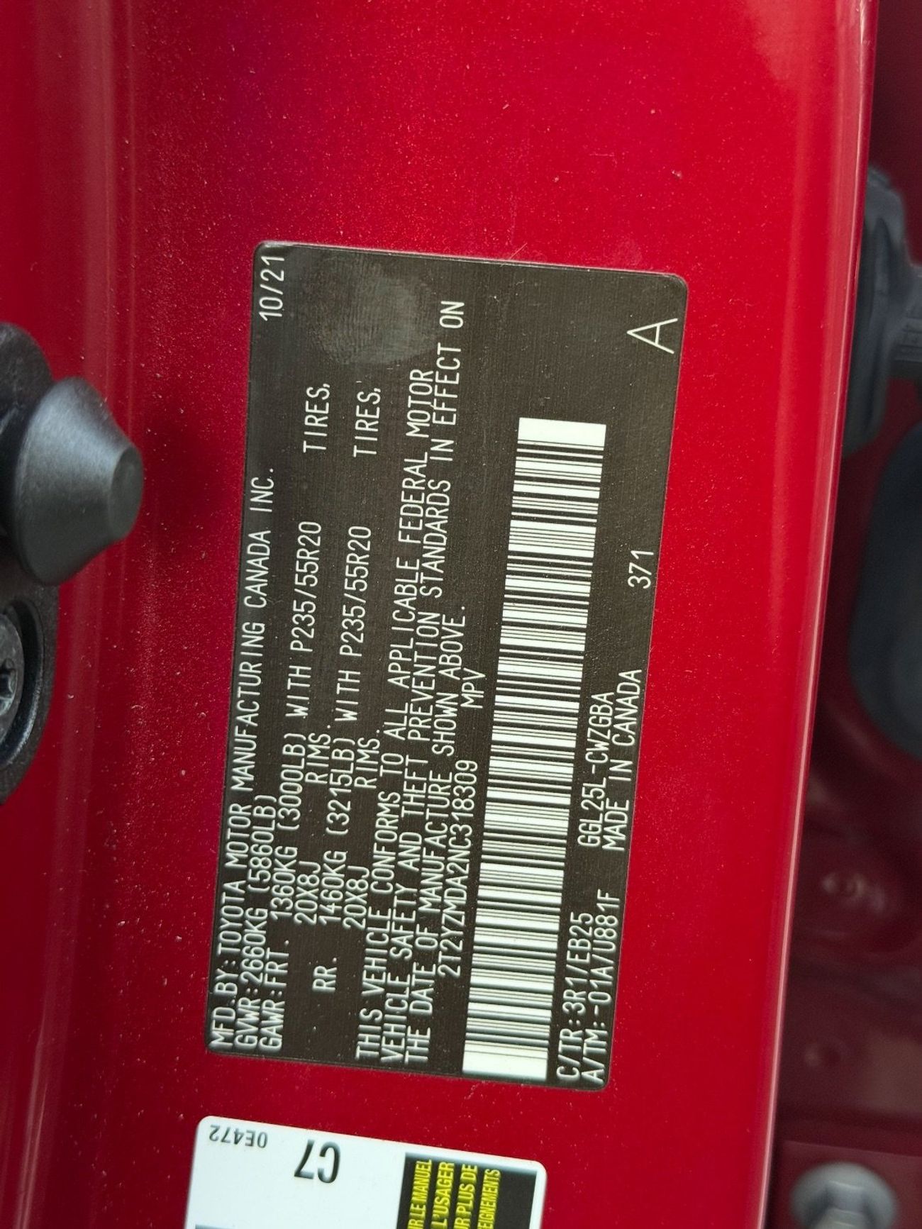 Lexus RX350 F Sport 3.5L 2022 LEXUS RX350 F-SPORT FULL OPTIONS IMPORTED FROM USA