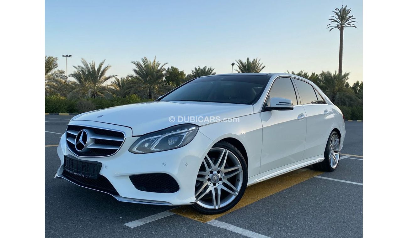 Mercedes-Benz E300 AMG Mercedes E-300 V6 2014 GCC Perfect Condition - Full Service History Available - Full Option
