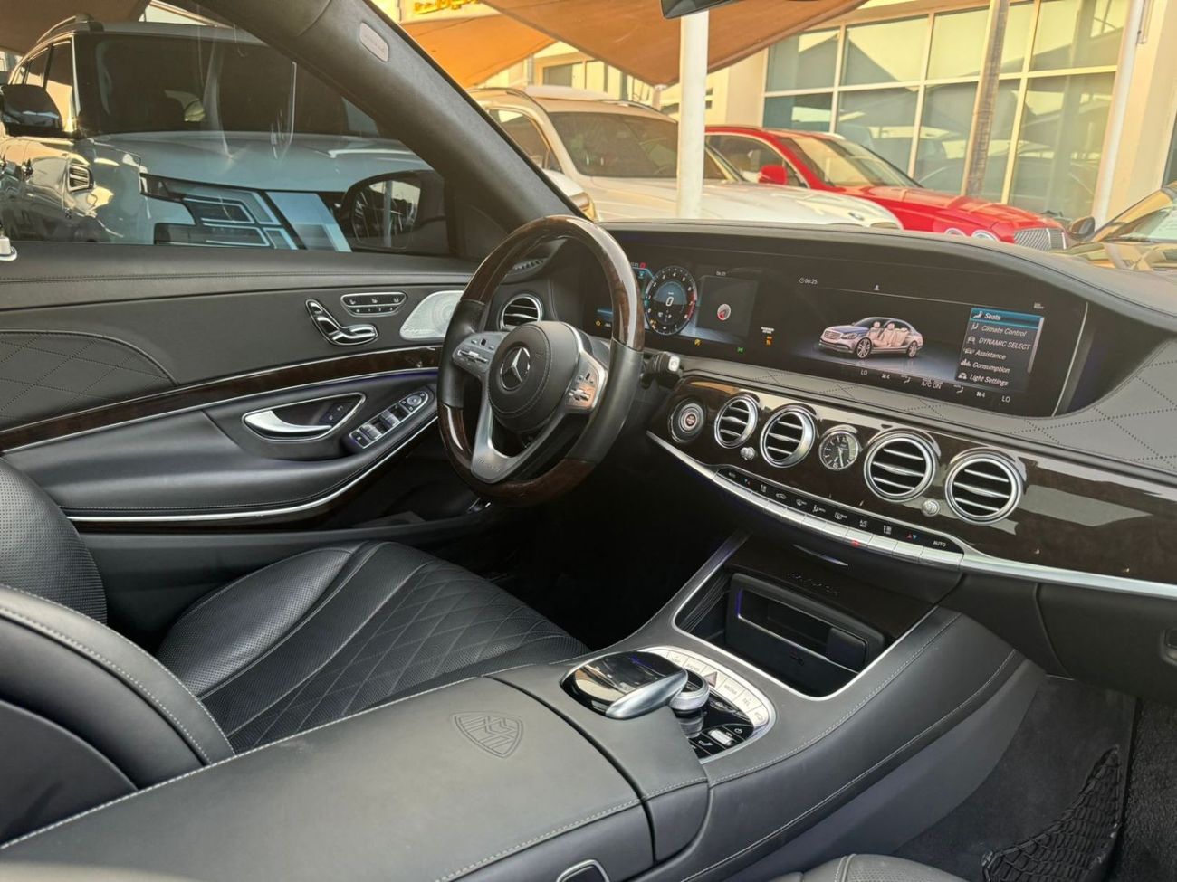 مرسيدس مايباخ S650 مايباخ مرسيدس بنز S650 مايباخ وارد المانيا 2020 صبغ وكاله كلين تايتل بحاله ممتازه بدون حوادث