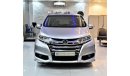 Honda Odyssey FULL SERVICE HISTORY! ONLY 68,000KM! Honda Odyssey 2016 Model!! in Silver Color! GCC Specs