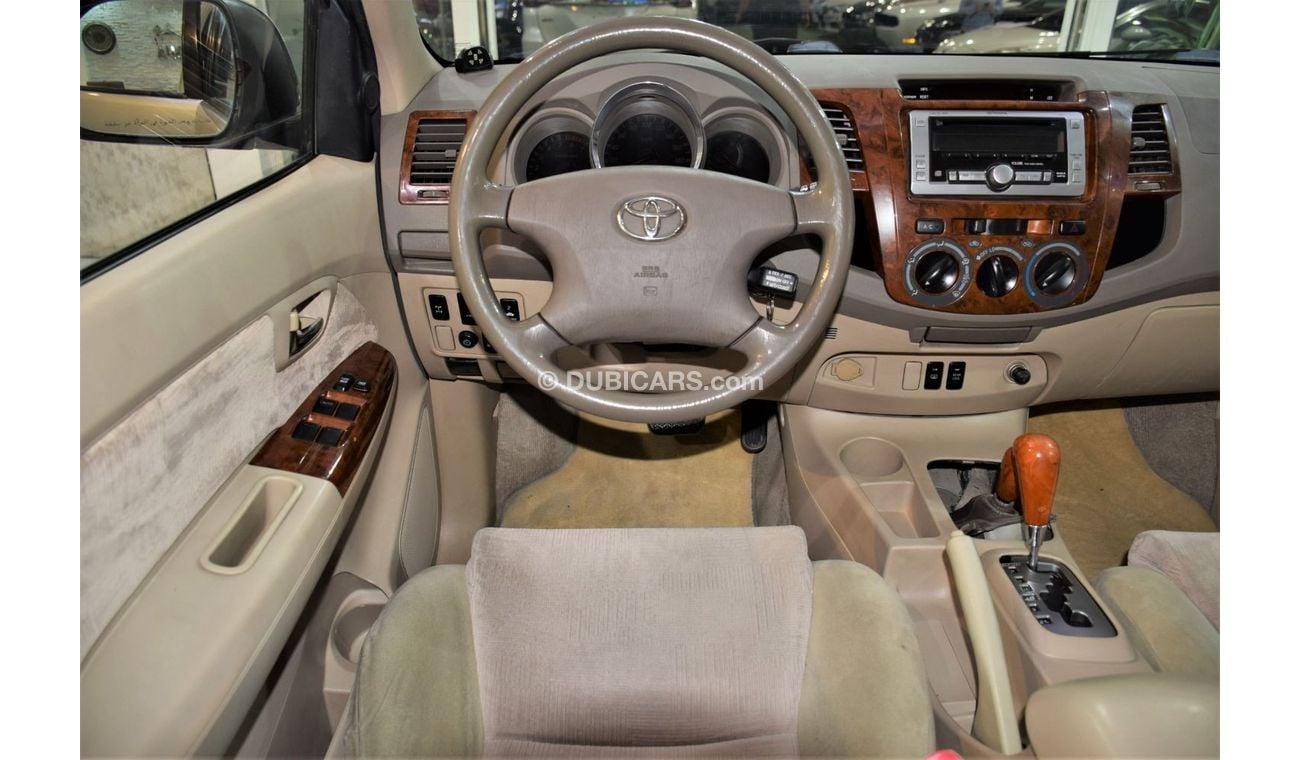 Toyota Fortuner EXCELLENT DEAL for our Toyota Fortuner SR5 V6 ( 2008 Model! ) in Beige Color! GCC Specs
