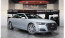 Audi A8 L 55 TFSI quattro AED 3,550 P.M | 2018 AUDI A8L QUATTRO 55 TFSI | VIP FULLY LOADED | GCC | UNDER WAR