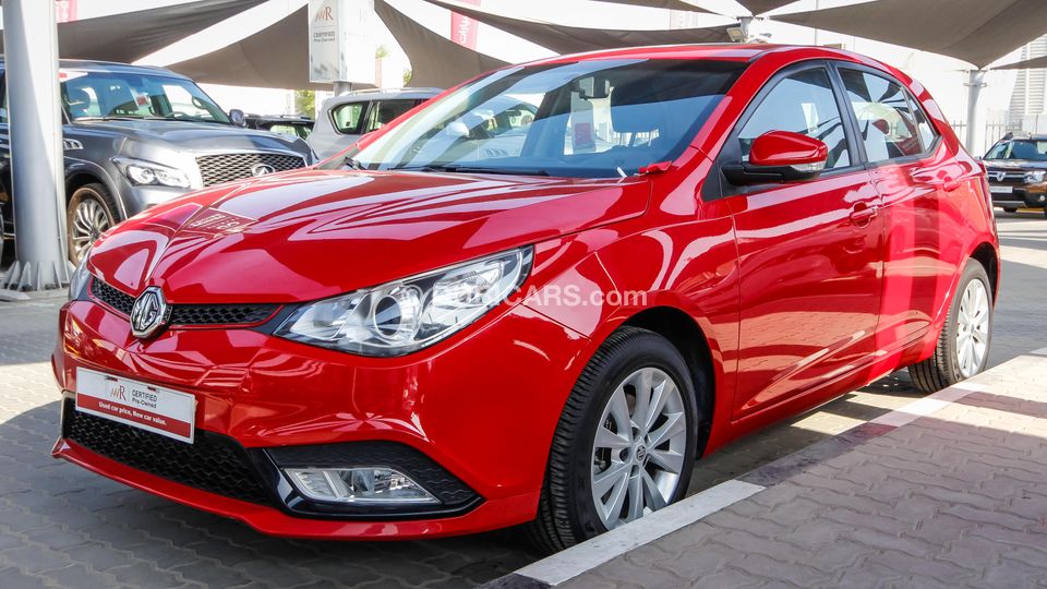 MG MG5 for sale: AED 32,900. Red, 2016