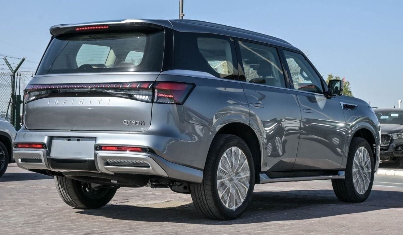 إنفينيتي QX80 Brand New Inifiniti QX80 Sensory 2025 Export 3.5TT 4WD A/T Petrol|Grey/Brown |INF-QX80-SENSORY-8S|