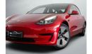 تسلا موديل 3 2023 Tesla Model 3 RWD / Autopilot / Tesla Warranty