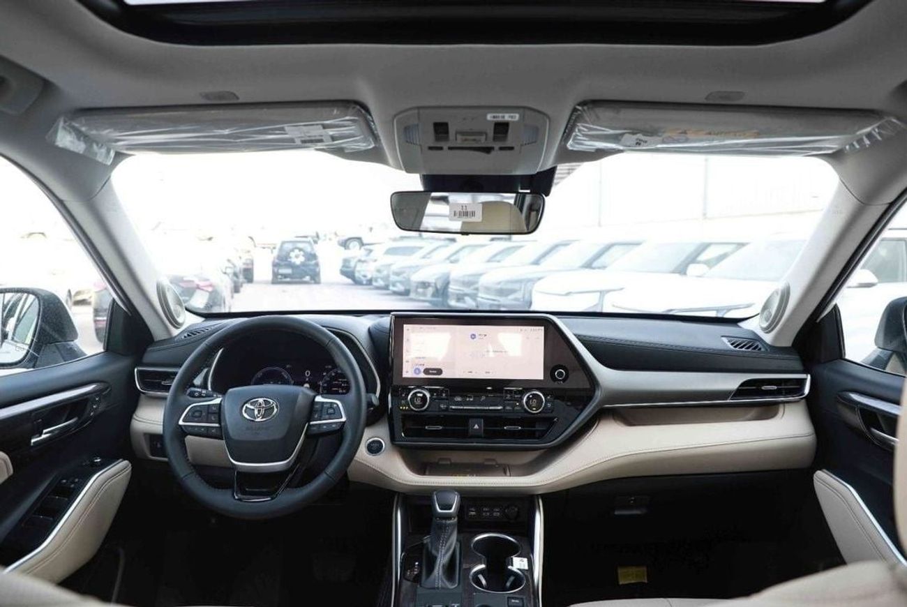 Toyota Highlander 2024 TOYOTA HIGHLANDER 2.5 VXR Hybrid - WHITE inside BEIGE | Export Only