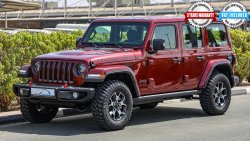 Jeep Wrangler Unlimited Rubicon V6 3.6L , GCC , 2021 , 0Km , W/3 Yrs or 60K Km WNTY @Official Dealer