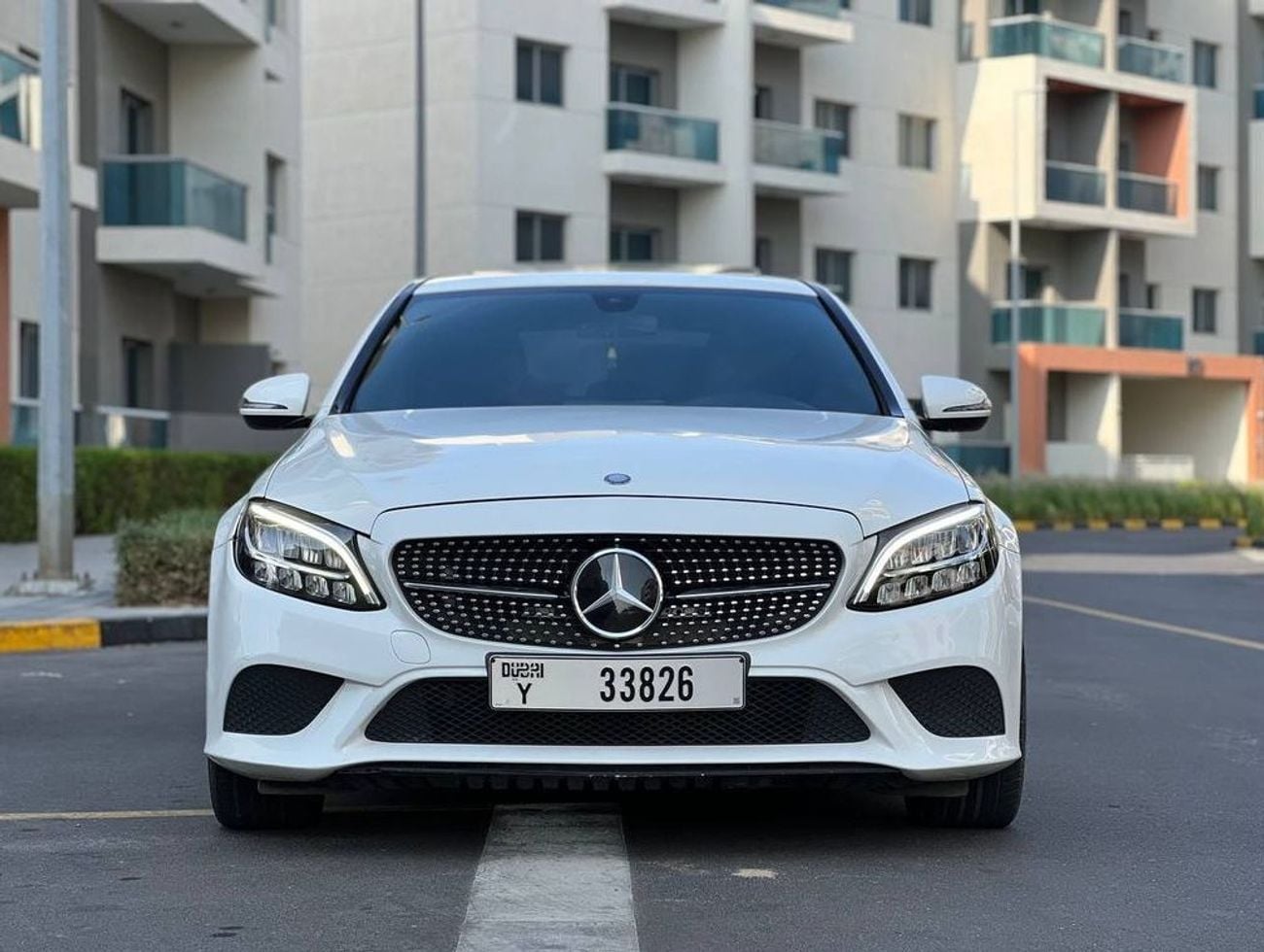 Mercedes Benz C300 STANDARD Luxury 2.0L // 2019 //  High Option With AMG Kit ,  Sunroof , Car Play , Very Good Con