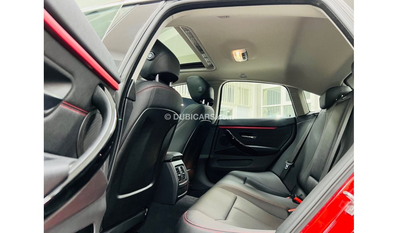 BMW 420i M Sport GCC .. FSH .. Original Paint .. Perfect Condition .. Top .