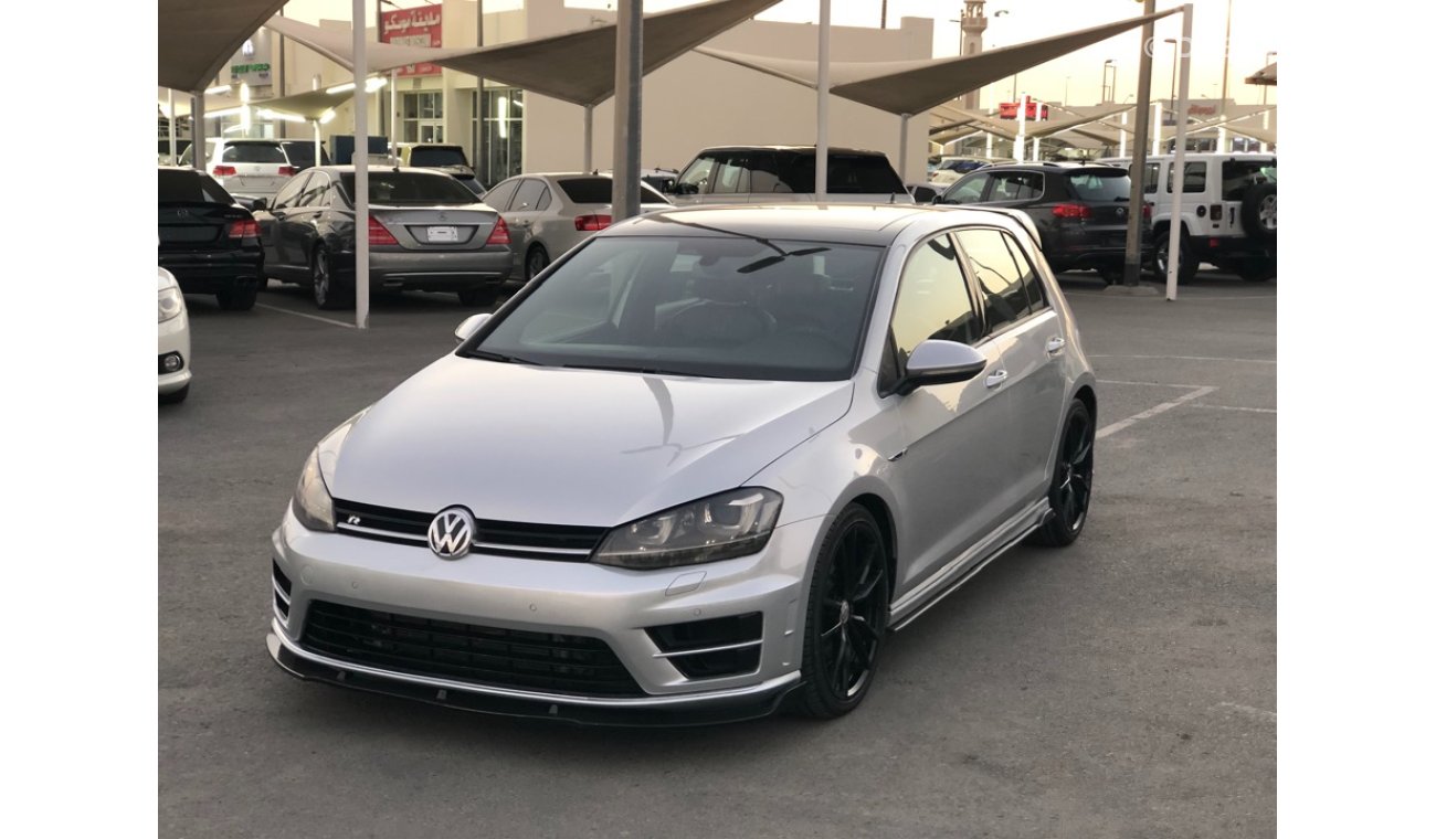 Volkswagen Golf GOLF R MODEL 2015 GCC car perfect condition full option panoramic roof leather seats back camera bac