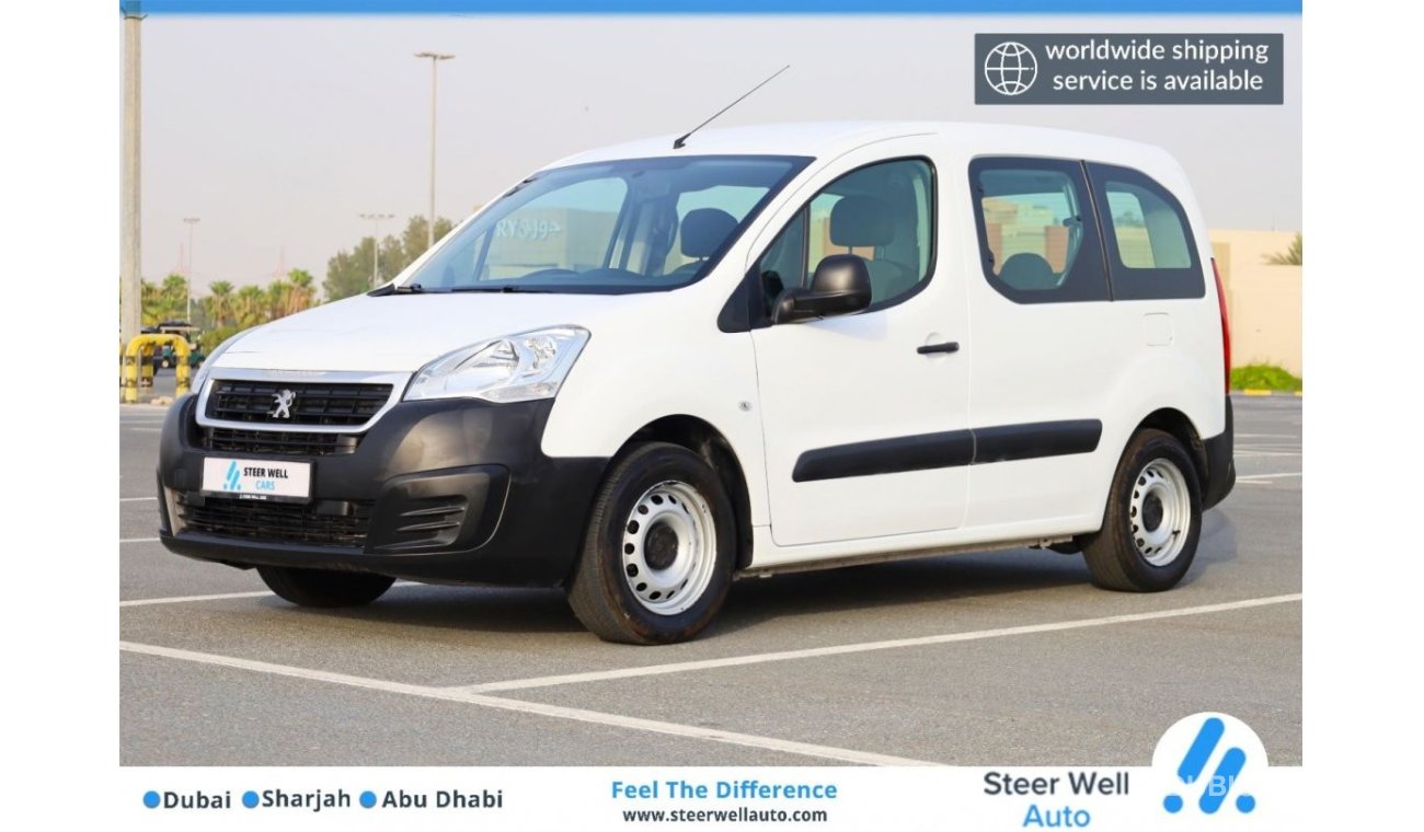 Peugeot Partner Tepee | 5 Seater - Manual - 1.6L | GCC Specs | Excellent Condition