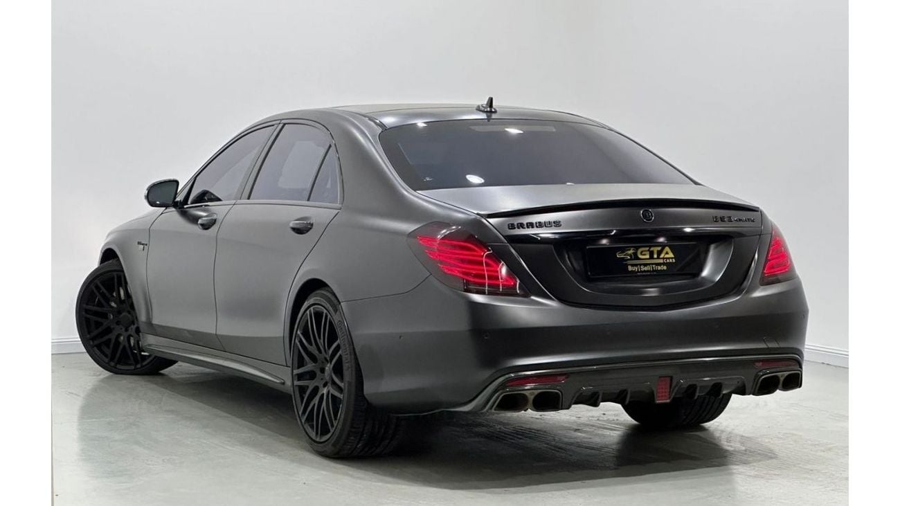 Mercedes-Benz S 63 AMG 2015 Mercedes Benz S63 4MATIC Brabus Edition, 1 Of 1, Full Service History, Fully Loaded, GCC