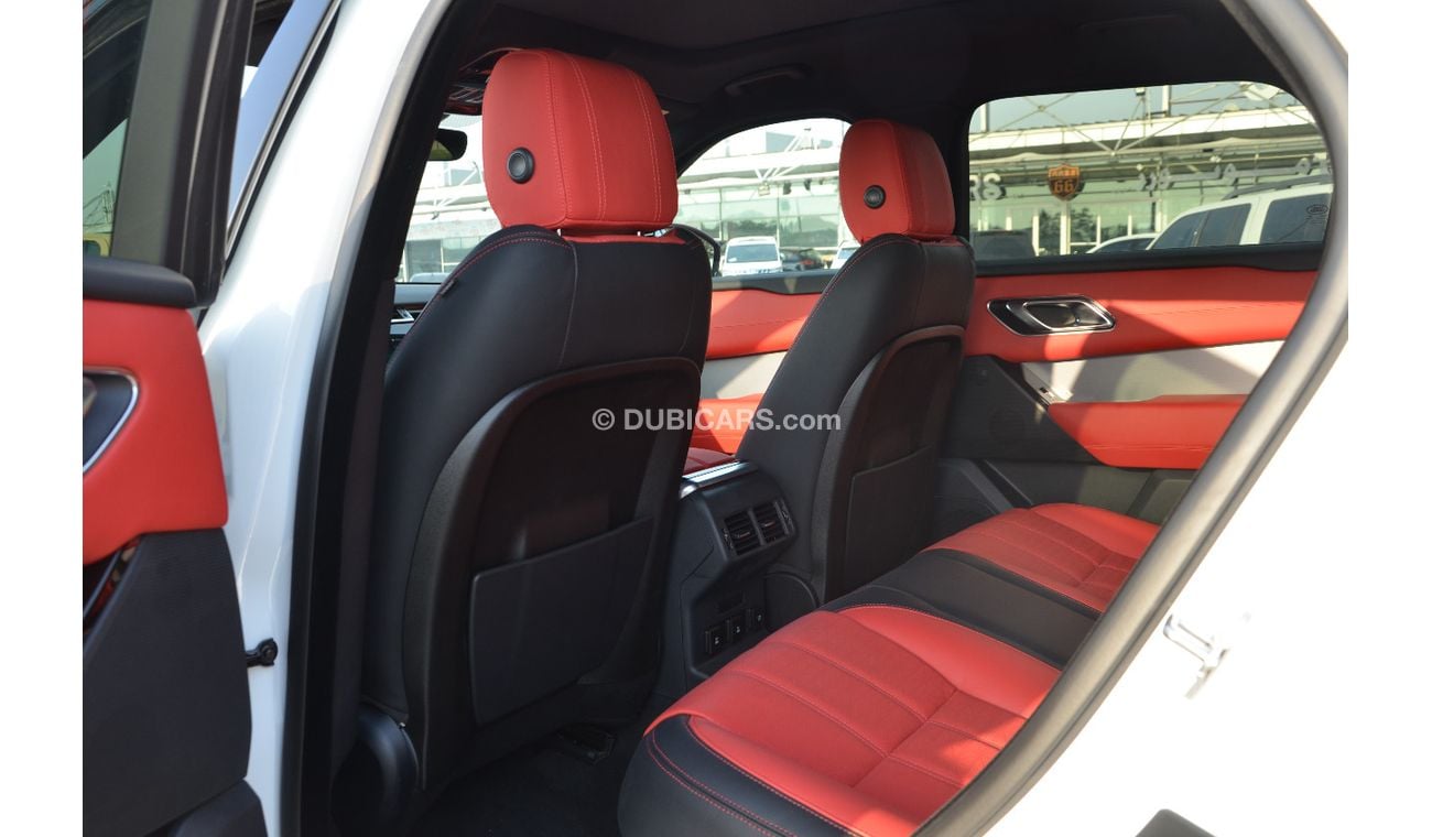 لاند روفر رينج روفر فيلار P250 جديد 2020 داخل احمر (سعر شامل الجمارك)ضمان 3 سنوات مع صيانه