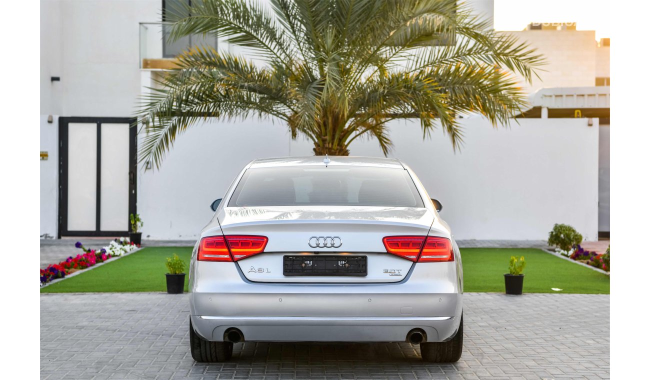 Audi A8 L - Fully Agency Serviced - Immaculate Condition - AED 1,645 Per Month - 0% DP