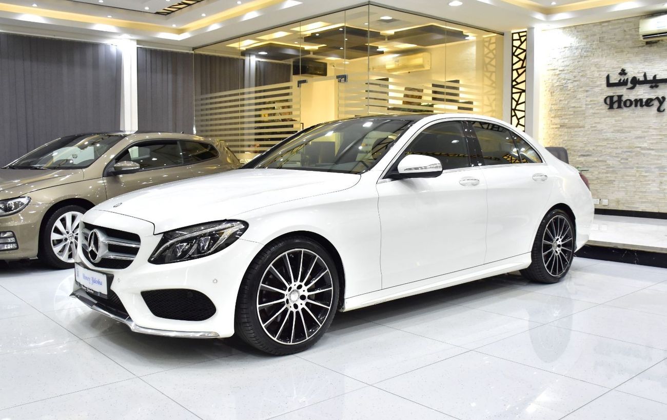 Mercedes-Benz C 200 EXCELLENT DEAL for our Mercedes Benz C200 ( 2015 Model ) in White Color GCC Specs