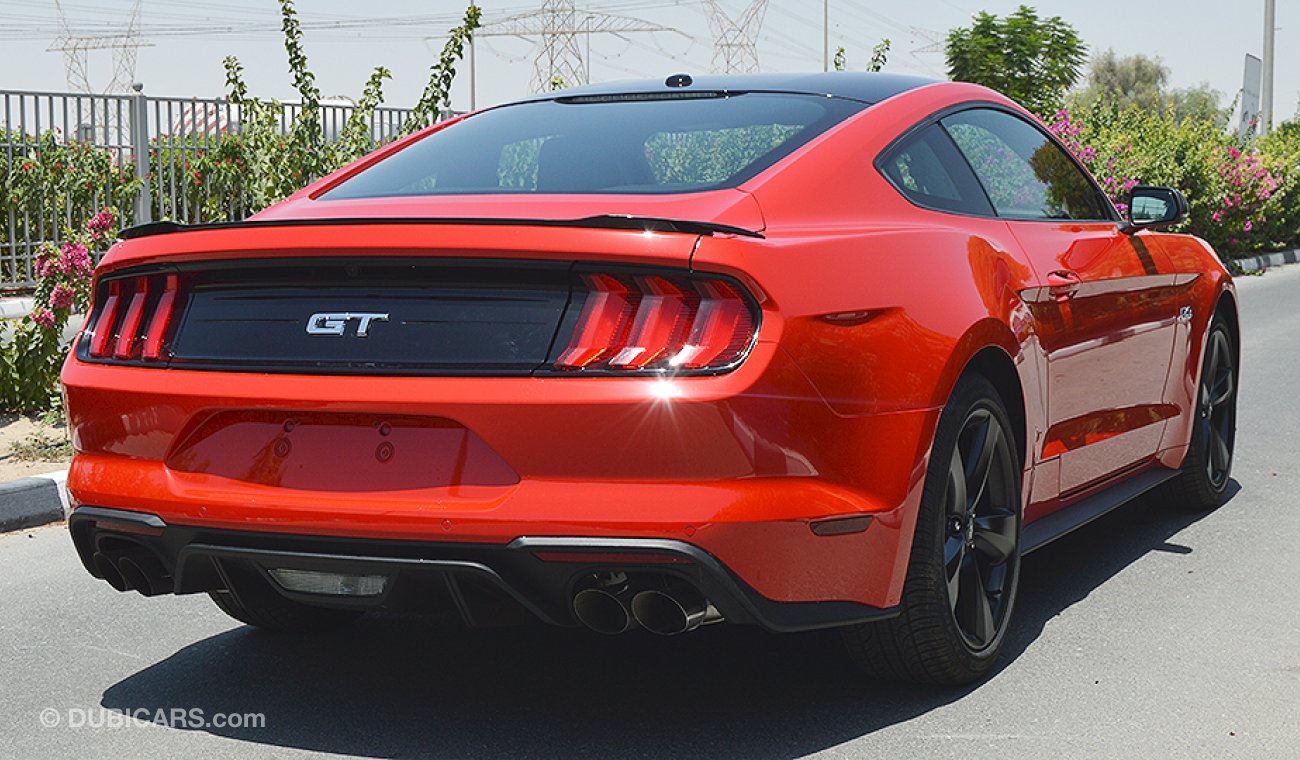 فورد موستانج 2019 GT Premium 5.0 V8 GCC, DIGITAL CLUSTER, 0km w/ 3Yrs or 100K km WTY + 60K km Service at Al Tayer