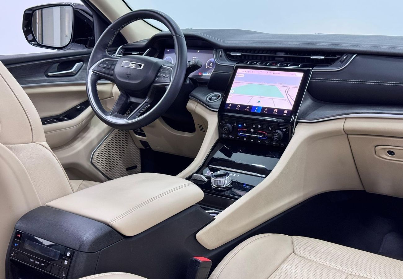 جيب جراند شيروكي L Limited 3.6L 2022 Jeep Grand Cherokee L Limited, 2027 Jeep Warranty, Jeep Service Pack, 7 Seater,