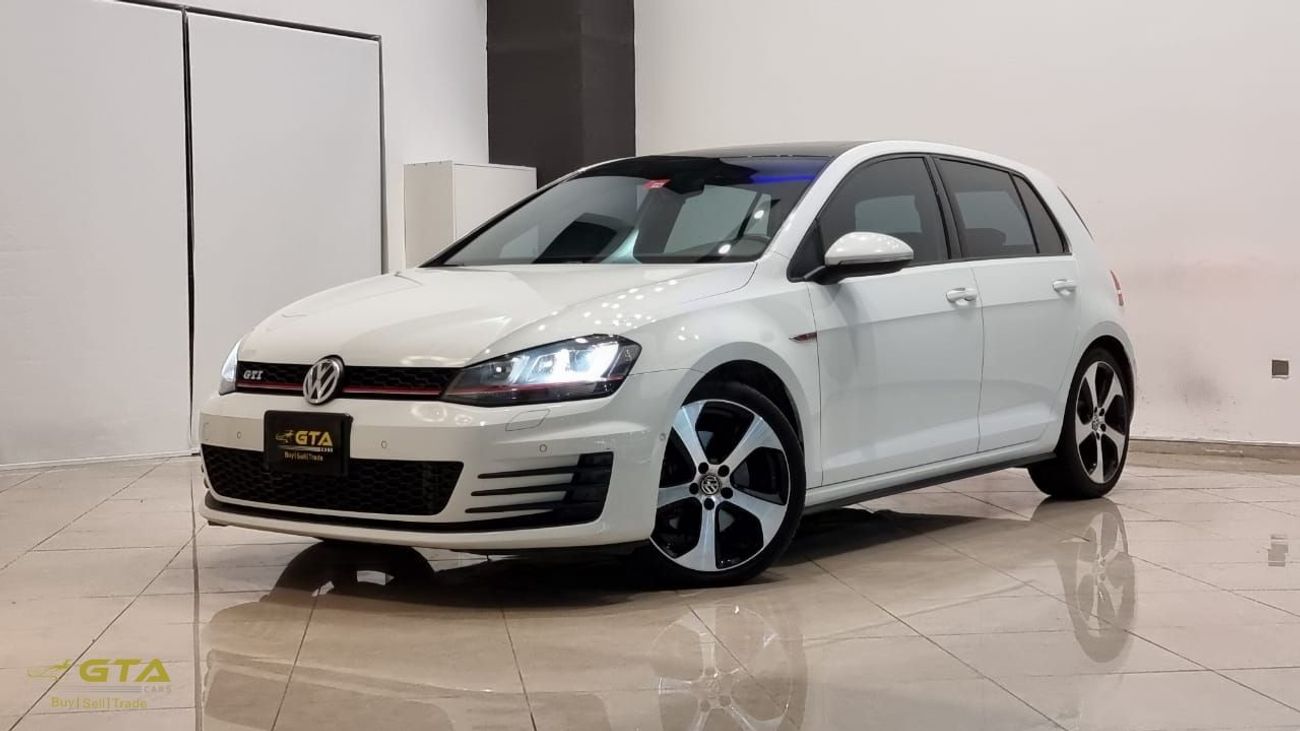 Volkswagen Golf 2017 Volkswagen GTI, Volkswagen Warranty-Full Service History, GCC