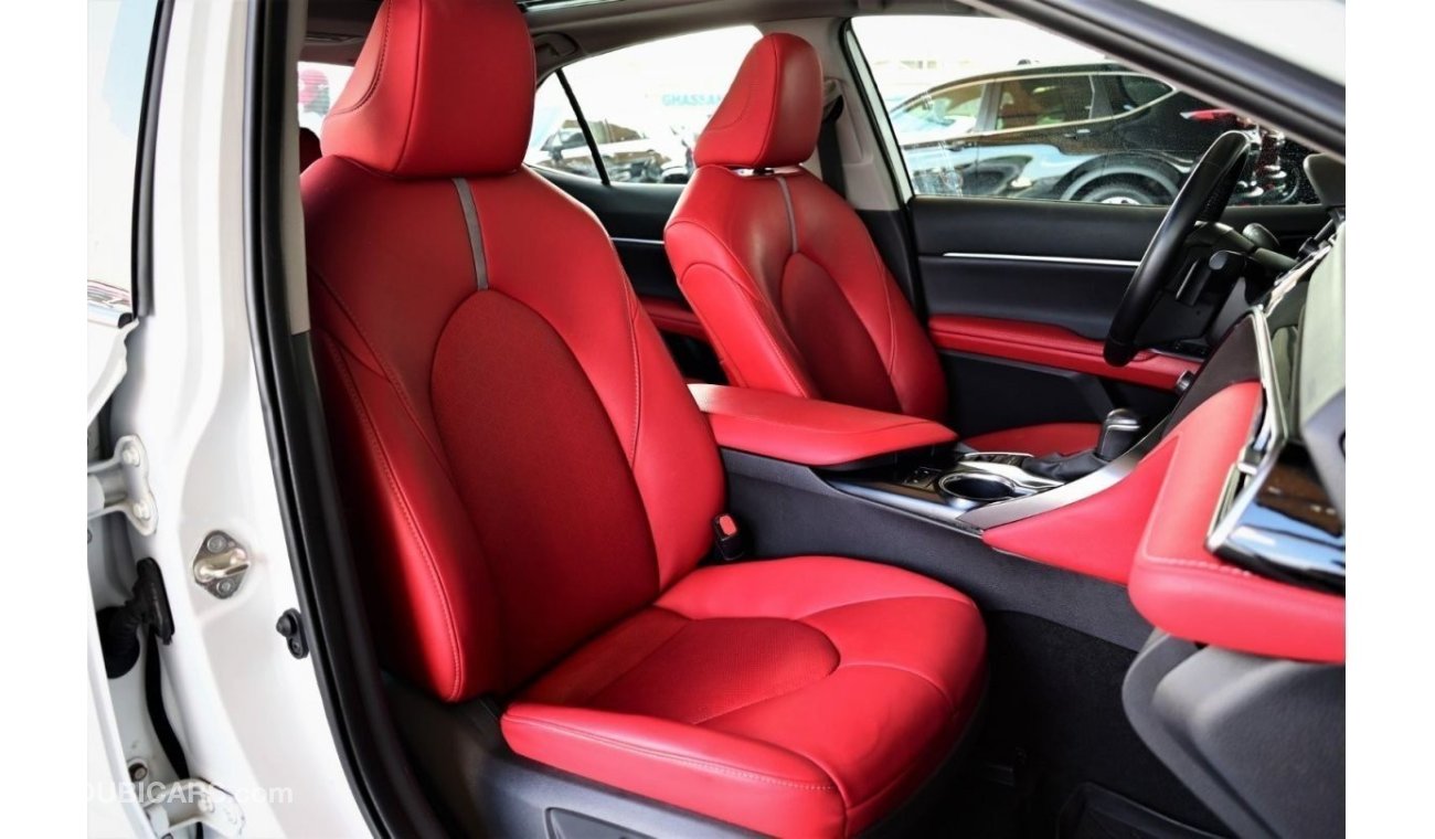 Used Toyota Camry XSE - Panoramic Roof - Red Interior - AED 1,886