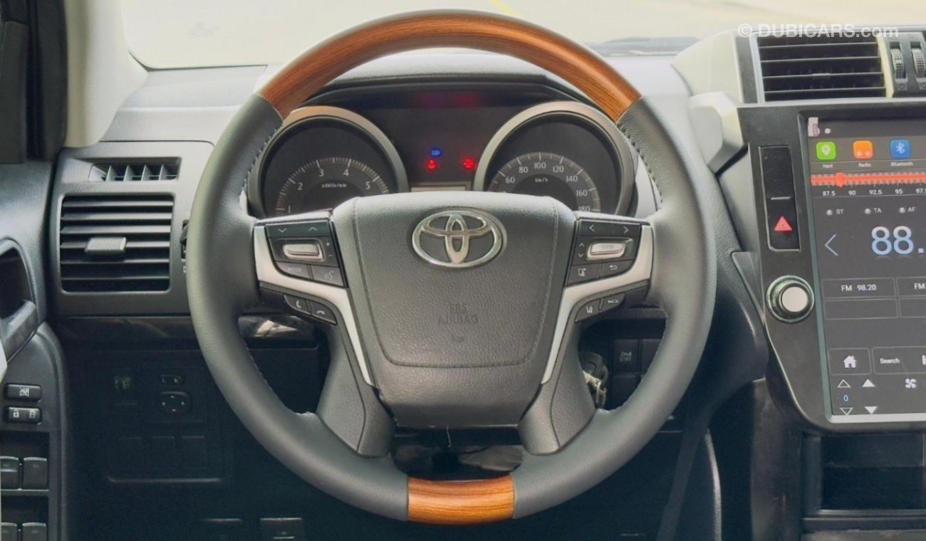 Toyota Prado 2014 | LHD | MODIFIED TO 2023 PRADO TEXTURED BLACK LEATHER SEATS | TESLA SCREEN | POWER SEAT | REAR