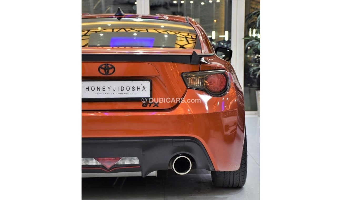 Toyota 86 GTX EXCELLENT DEAL for our Toyota 86 GTX ( 2014 Model ) in Orange Color GCC Specs