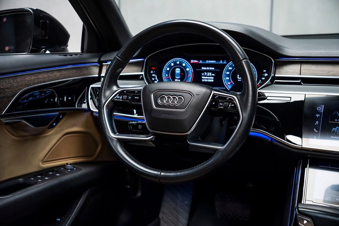 Audi A8 L | 55 TFSI | 2019 Model | Low Mileage | Full Options | GCC Specs