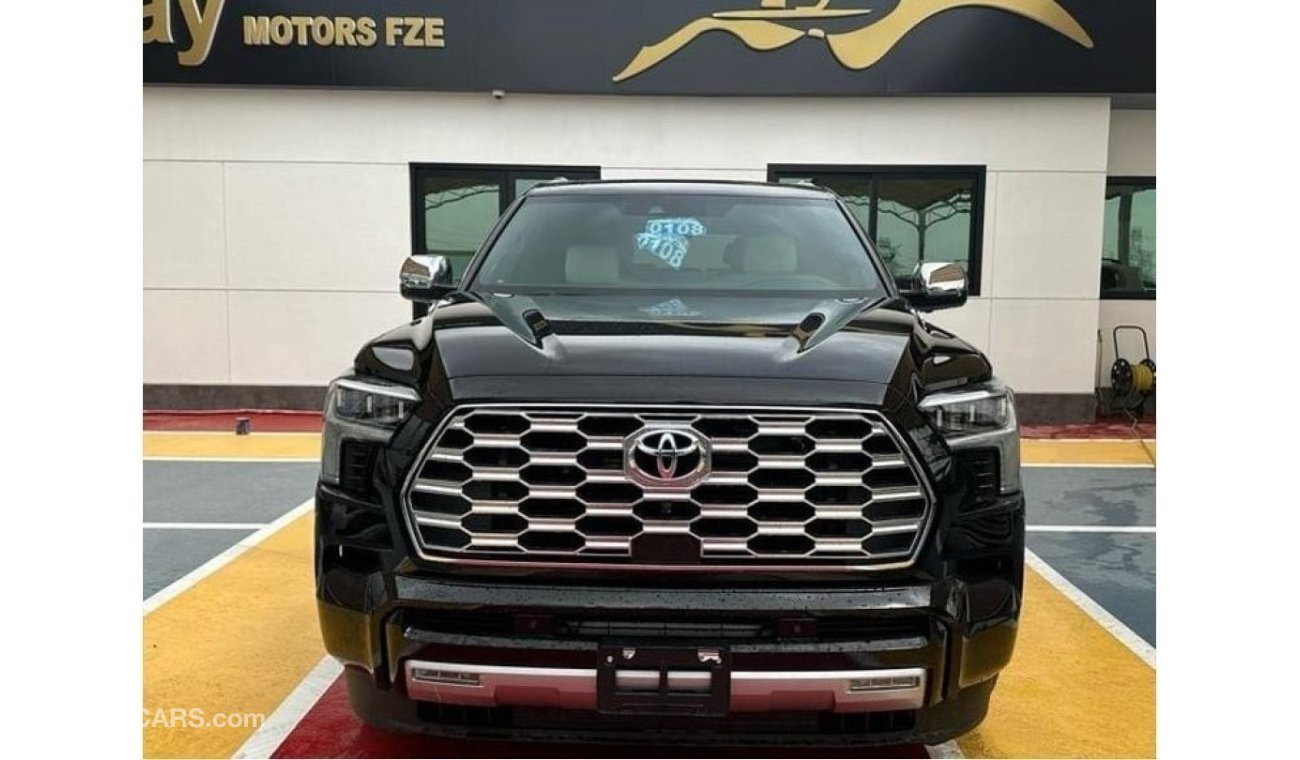 تويوتا سيكويا 2024-TOYOTA SEQUOIA CAPSTONE HYBRID V6 3.5L TURBO 4WD 7-SEATER