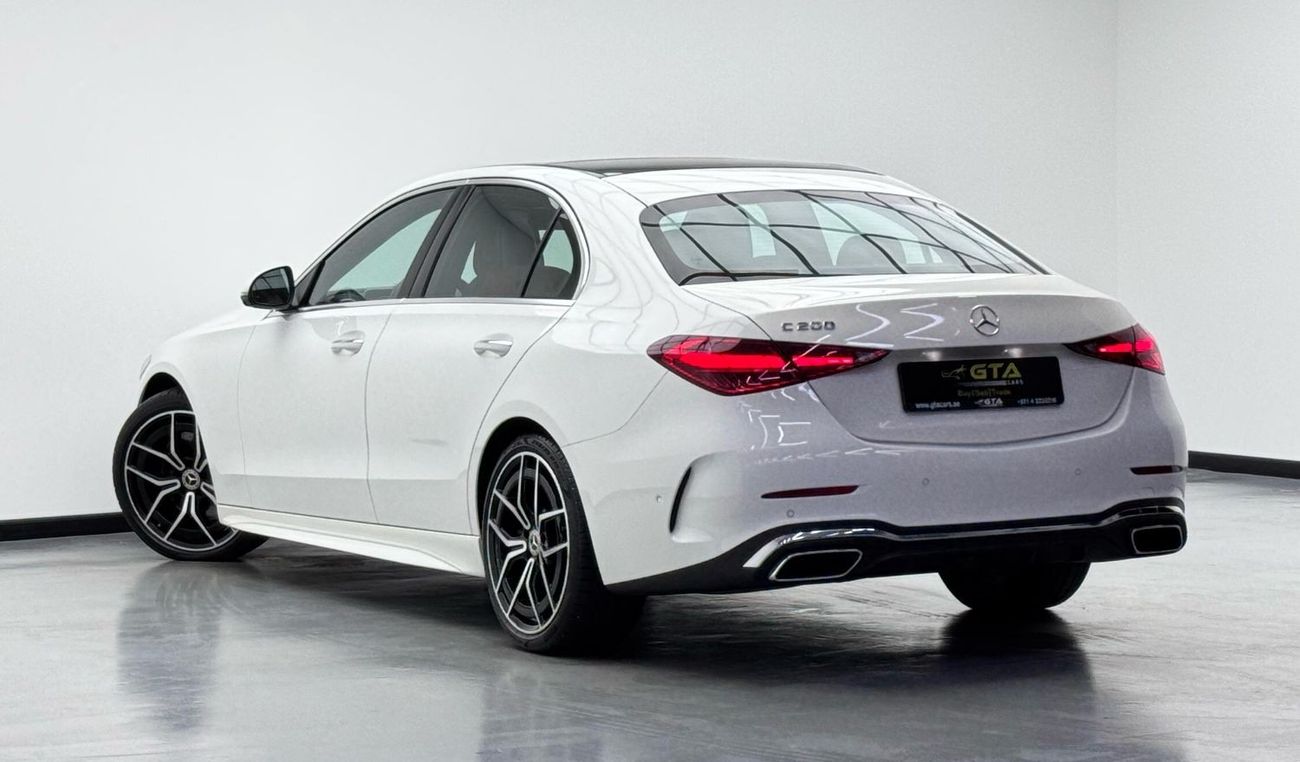مرسيدس بنز C 200 Premium 2.0L 2022 Mercedes Benz C200 AMG Premium Plus, 2027 Mercedes Warranty + Service Pack, Very L