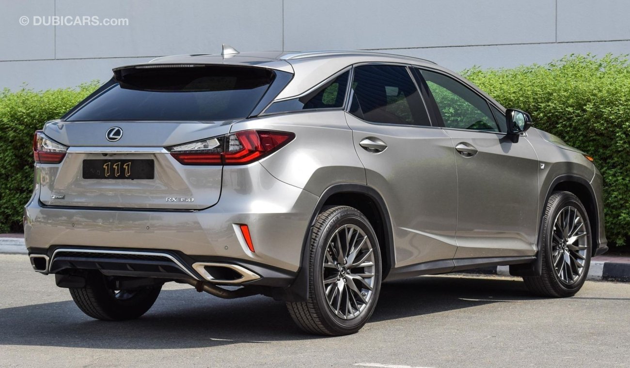 Lexus RX350 F Sport / Canadian Specifications