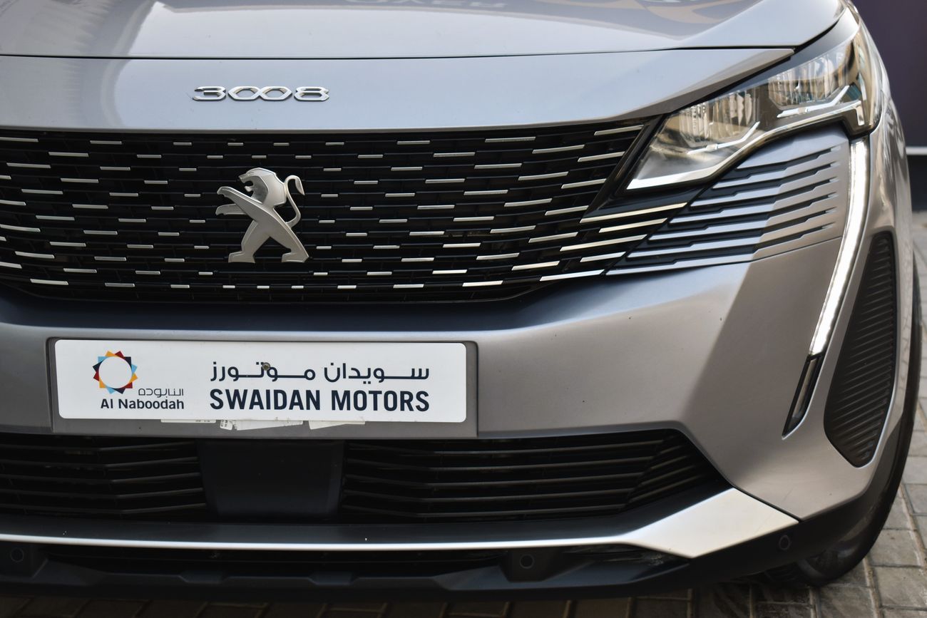 بيجو 3008 AED 1439 PM | 1.6L ACTIVE GCC AGENCY WARRANTY UP TO 2026 OR 100K KM