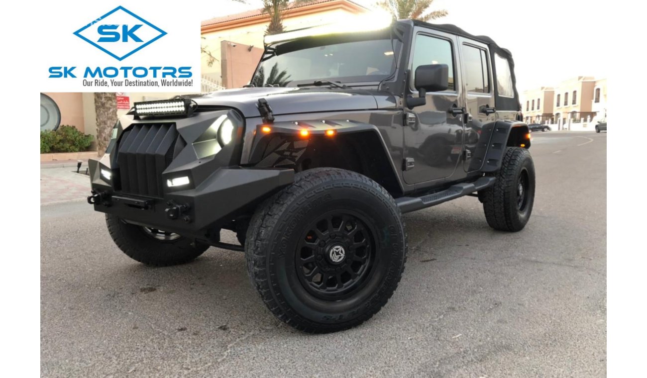 Jeep Wrangler 3.6L Petrol, 17" Rims, Front A/C, Rear Camera, DVD, Leather Seats, LED Headlights (LOT # JW2016)