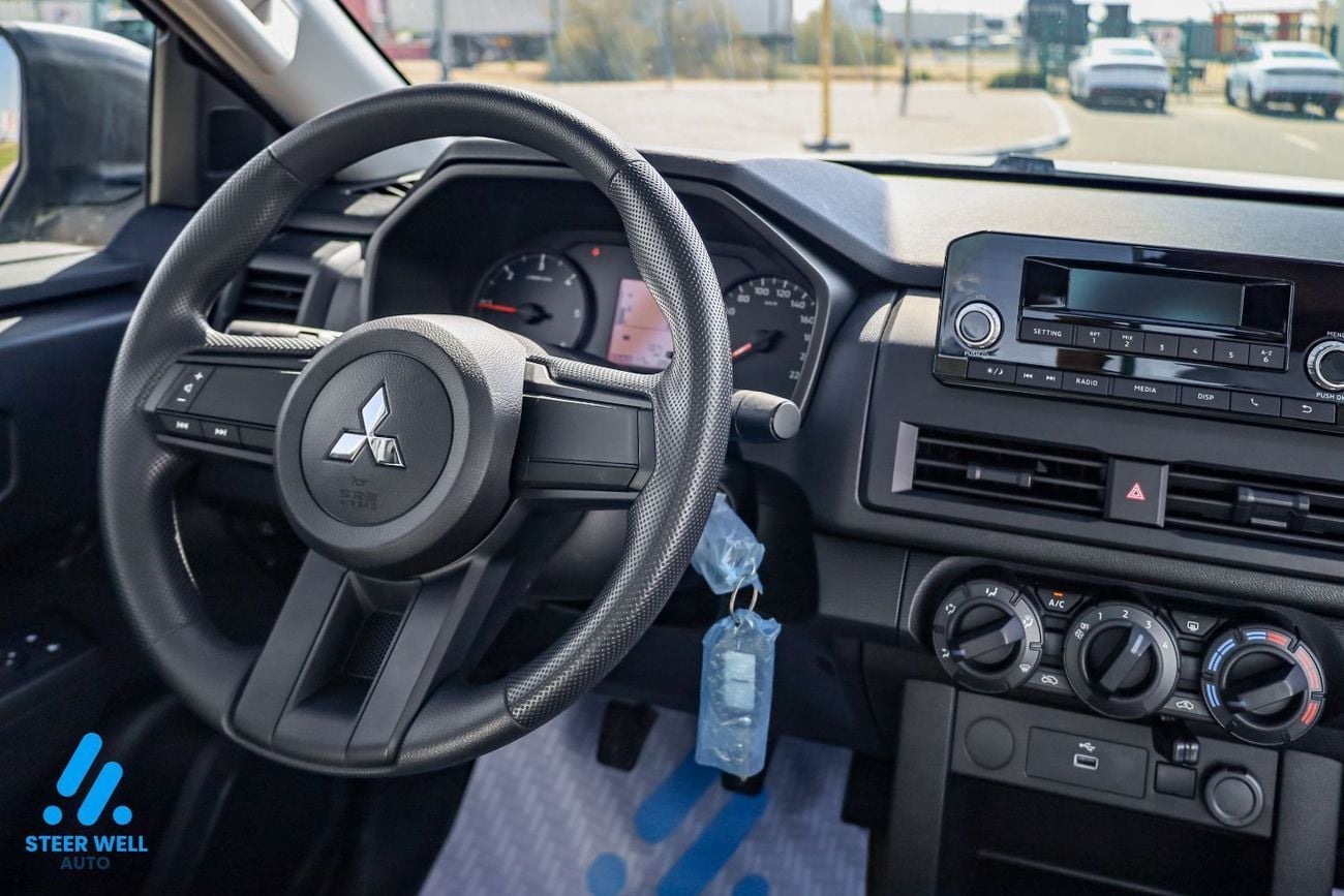 ميتسوبيشي L200 GL SINGLE CABIN DSL 2026 Single Cabin | 2.4L Turbo DSL | 5-Speed MT | 4WD | Heavy-Duty Workhorse