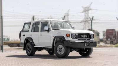 Toyota Land Cruiser 70 HT VXR 2026 Toyota Land Cruiser 4.0L AT Petrol (White-Brown) Mid Option