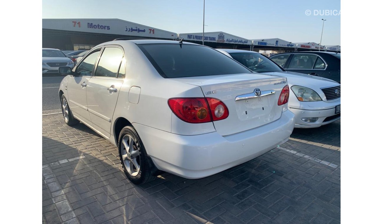 تويوتا كورولا وارد اليابان بطاقة جمركية  2003   LIMITED  1800CC