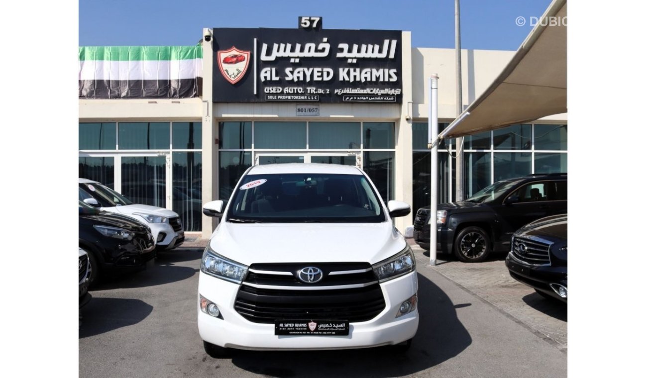 Toyota Innova SE ACCIDENTS FREE - GCC - ORIGINAL PAINT - PERFECT CONDITION INSIDE OUT - ENGINE 2700 CC