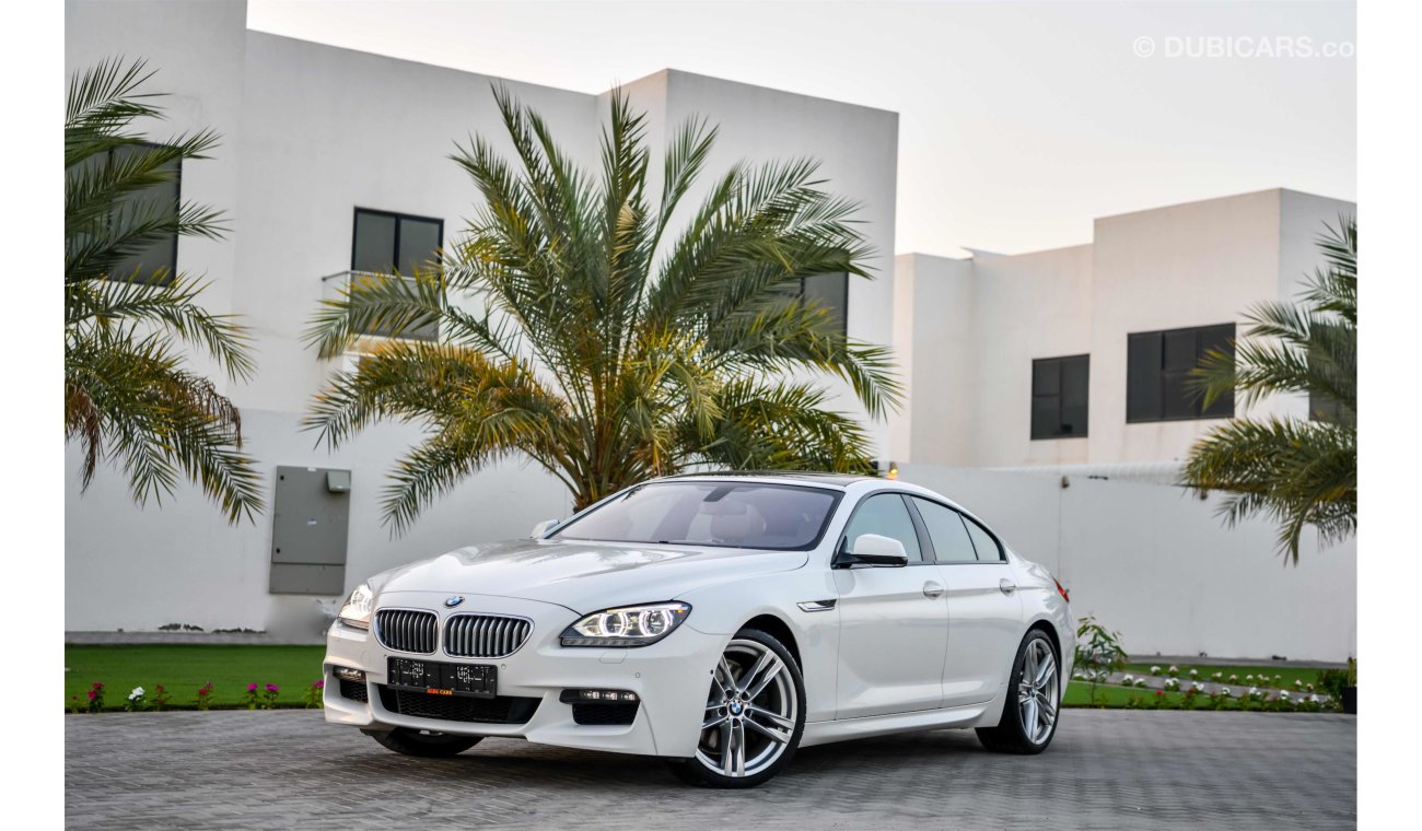 BMW 650i i M-kit Twin Turbo - 2 Y Warranty - GCC - AED 2,089 PER MONTH - 0% DOWNPAYMENT