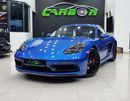 بورش كايمان 718 GTS 2.5L PORSCHE 718 CAYMAN GTS 2018 GCC FULL SERVICE HISTORY FROM PORSCHE FOR 275K AED