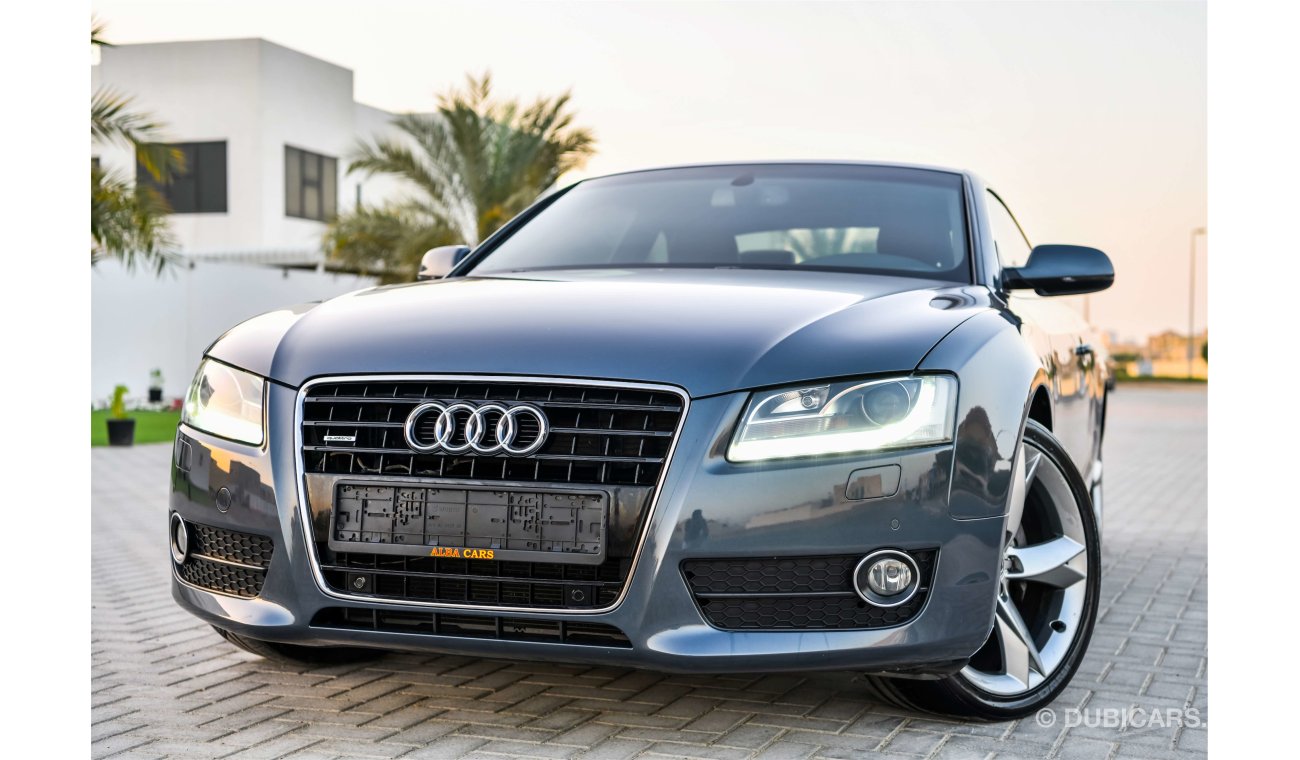 Audi A5 3.2L V6 S-Line - 2012 - 2 Years Warranty - AED 1,351 per month - 0% Downpayment