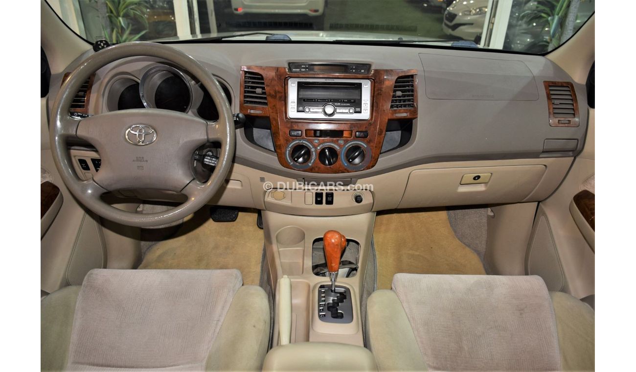 Toyota Fortuner EXCELLENT DEAL for our Toyota Fortuner SR5 V6 ( 2008 Model! ) in Beige Color! GCC Specs