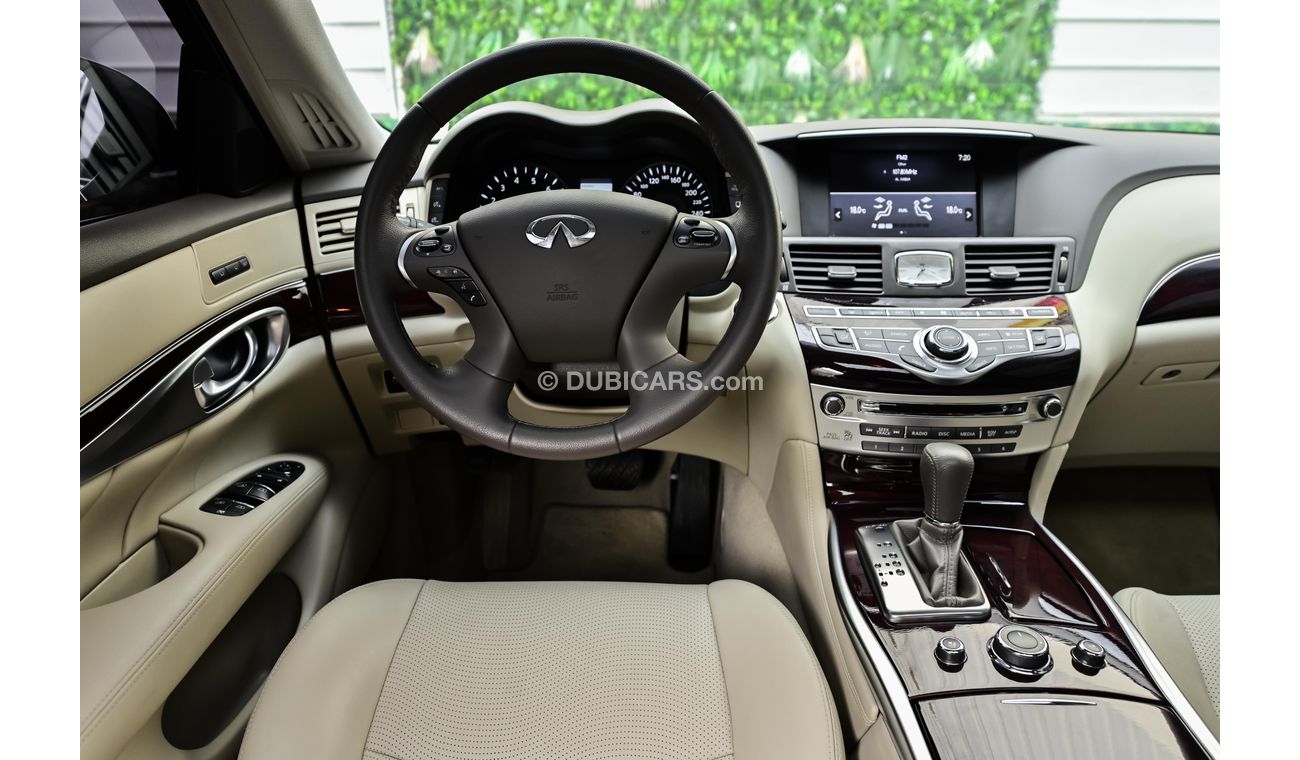 إنفينيتي Q70 Luxe | 2,152 P.M  | 0% Downpayment | Very Low Mileage!