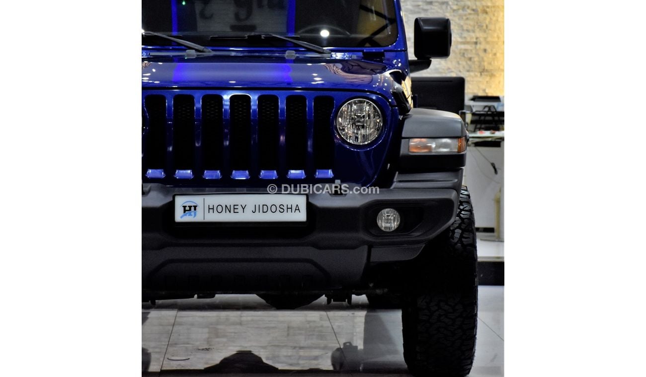 Jeep Wrangler EXCELLENT DEAL for our Jeep Wrangler Unlimited Sport ( 2018 Model ) in Blue Color GCC Specs
