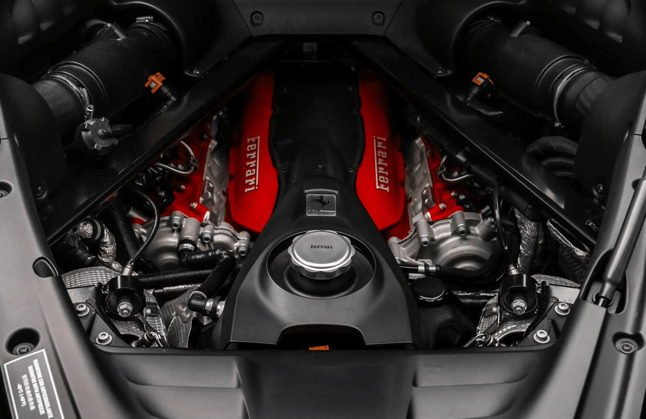 Ferrari SF90 4.0L V8 Twin-Turbocharged Engine + eMotor