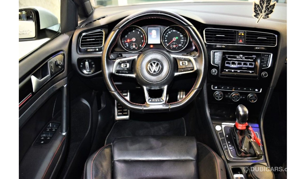 فولكس واجن جولف AMAZING!!! Volkswagen GTI 2014 Model!! in White Color! GCC Specs