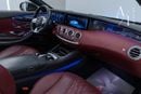 مرسيدس بنز S 560 كوبيه 2018 Mercedes Benz S560 Convertible V8, Service History, Fully Loaded, Excellent Condition, GCC Spec