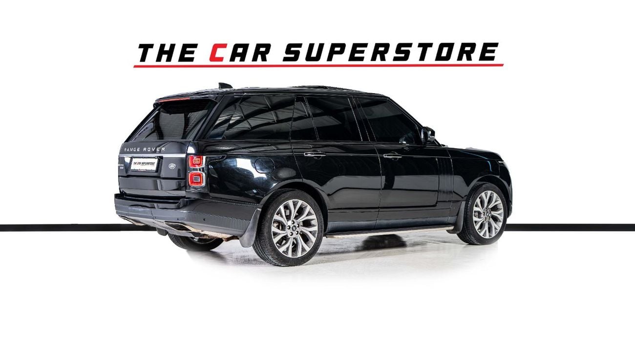 Land Rover Range Rover Supercharged 5.0L GCC-High Specifications-Premium Red Leather Interior