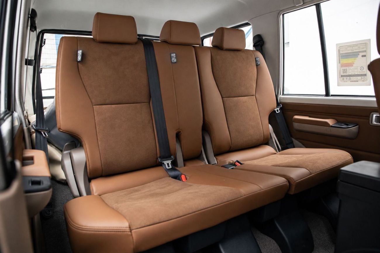 Toyota Land Cruiser 70 LC76 LX Hardtop 2.8L - White Inside Saddle Tan | Export Only