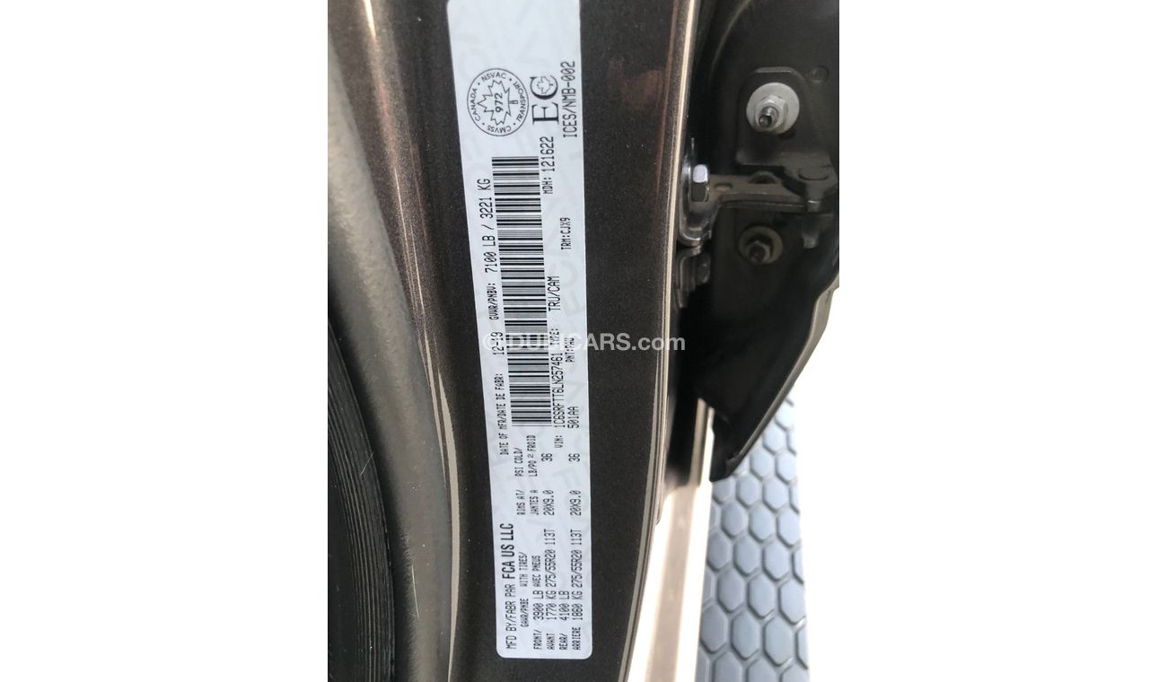 RAM 1500 Canadian import