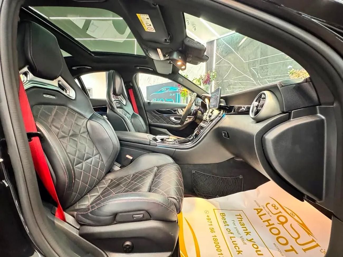 مرسيدس بنز C 63 S ELITE AMG SPECIAL MERCEDES C63S V8 || GCC || TOP OPTIONS || FORGED CARBON FIBER || RADAR LANE ASSIST